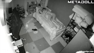 After some bedroom talk, the cheerful mommy gets into the cowgirl position