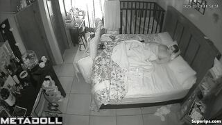 An aroused husband pounces on his overweight wife and fucks her vigorously