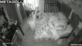 An aroused husband pounces on his overweight wife and fucks her vigorously