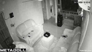 Girl sits down on her naked husband's cock with her sexy butt
