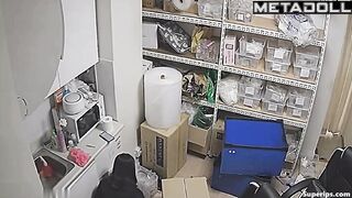 Hidden-camera video: Cute Asian girls peeing in a makeshift toilet