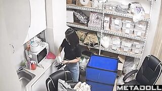 Hidden-camera video: Cute Asian girls peeing in a makeshift toilet