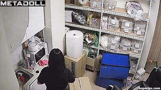 Hidden-camera video: Cute Asian girls peeing in a makeshift toilet