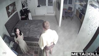 Excited guy spanked his girlfriend before fucking her