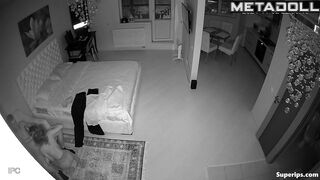 An horny guy took a cute girl back to his place and fucked her
