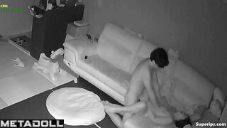 An Asian woman with a hairy pussy secretly satisfies her lover