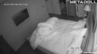 A sleepy man tries to lick his wife's wet pussy as she gives him a blowjob