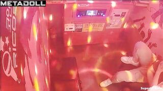 An Asian mommy gave a man a steamy blowjob right in the middle of karaoke