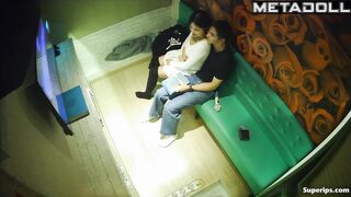 A crafty Asian girl slipped her hand into her new boyfriend's pants