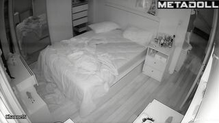 A hidden camera captured a young woman's ass from a great angle