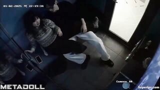 A guy slips his mischievous hands under the smiling Asian girl's panties