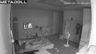 An Asian girl prepares her husband's dick for sex by giving him a blowjob