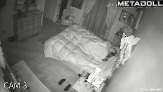 Wife couldn't fall asleep and sat on her sleeping husband's cock