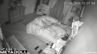 Wife couldn't fall asleep and sat on her sleeping husband's cock