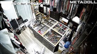Asian lady is used to walking naked in any place, spy cam