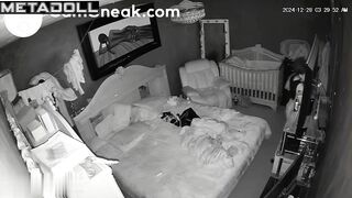 She locked the room and started masturbating, solo
