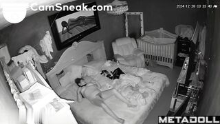 She locked the room and started masturbating, solo