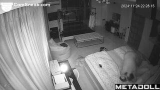 Sex toys were a must in their bed (spy hidden camera)