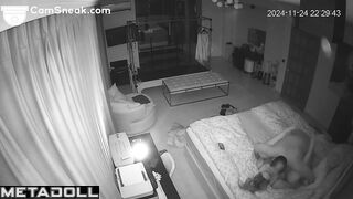Sex toys were a must in their bed (spy hidden camera)