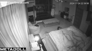 Sex toys were a must in their bed (spy hidden camera)