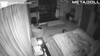 Sex toys were a must in their bed (spy hidden camera)