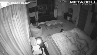Sex toys were a must in their bed (spy hidden camera)