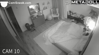 Skinny babe enjoying his cock for about 10 minutes
