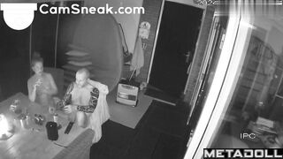 Drunk wife and husband smoking at fucking at the same time