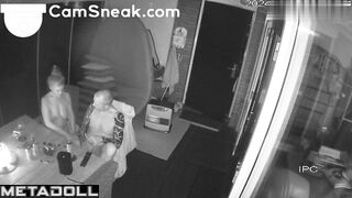 Drunk wife and husband smoking at fucking at the same time