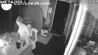 Drunk wife and husband smoking at fucking at the same time
