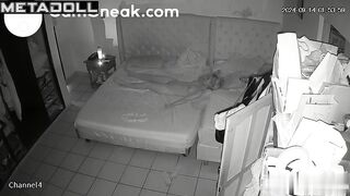 An aroused husband wants to lick the wet pussy of a seductive blonde