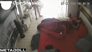 A hot-tempered guy is pounding a seductive brunette mom hard