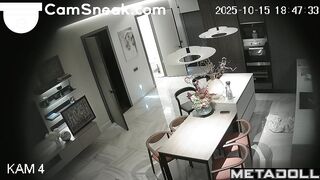 A bald husband licks his wife's hot pussy while she's wearing sexy lingerie
