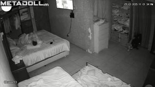 A blonde caresses her husband's butt while taking his dick in her mouth