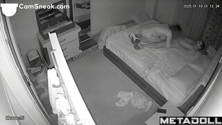 Husband tenderly kisses his wife, caressing her wet pussy with his fingers