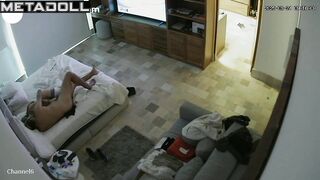 An elderly husband gets a divine handjob from his skinny wife