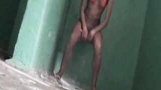 Girls peeing pants