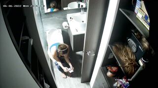 Girls peeing their pants