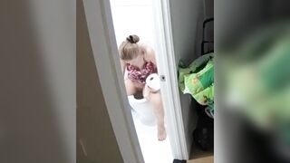 Girls peeing themselves