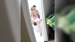 Girls peeing themselves