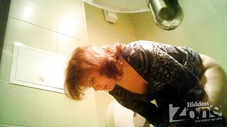 Girls peeing on the floor