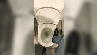 Toilet spy video
